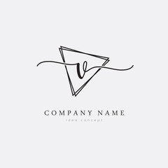 Initial Letter V Logo Vector EPS10