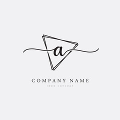 Initial Letter A Logo Vector EPS10