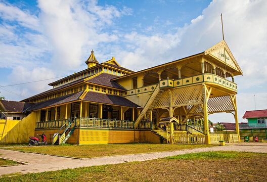 Kadriah Palace (Istana Kadriah), a heritage and historical building, royal palace of Pontianak Kingdom, a popular tourist destination in Pontianak