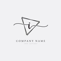 Initial Letter I Logo Vector EPS10