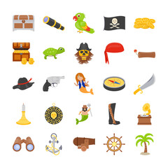 The Pirates Flat Icons