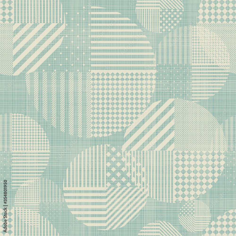 Poster abstract seamless pattern with circles on texture background. creative geometric pattern for ceramic