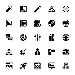 Printing Solid Icons 