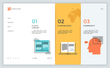 Vector illustration for website