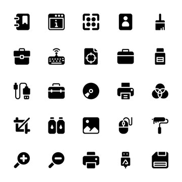 Publisher and Printing House Icons 