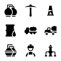 Petroleum Industry Icons Pack 