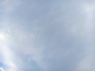 white cloudy and blue sky background