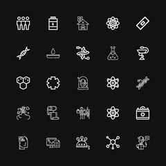 Editable 25 dna icons for web and mobile