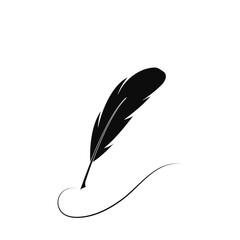 Feather pen  logo