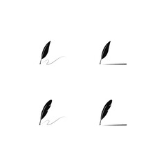 Feather pen  logo