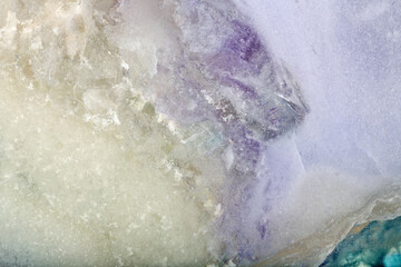 close-up of lilac fluorite texture