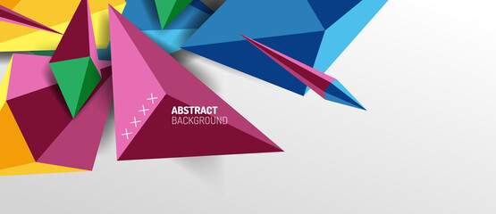 Trendy simple triangle abstract background, dynamic motion concept. Vector Illustration For Wallpaper, Banner, Background, Card, Book Illustration, landing page