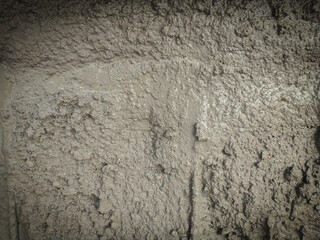Wet rough concrete floor with vintage style.