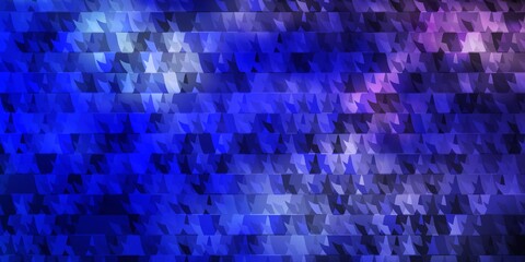 Light Pink, Blue vector template with lines, triangles.