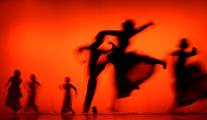 Indian artist performs a Dance Drama "The child", based on Guru Rabindranath Tagore's only English Poem, Indira Gandhi National Centre for the Arts.