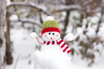 Snowman in hat