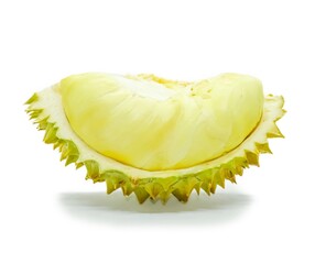 slice of durian. popular thai fruit.
