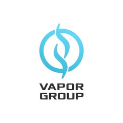 Vaporized Smoke Shop Logo Design