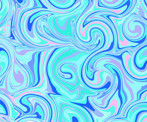 abstract seamless  marble pattern with waves