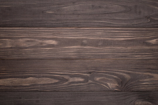 Top above overhead view photo of brown wooden background