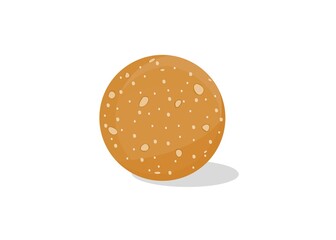 Atta Laddu,Churma Laddu Indian Sweets or Mithai Food Vector