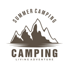 Camping logo design