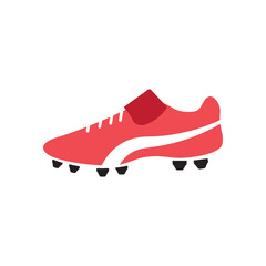 Football shoe graphic design template vector isolated