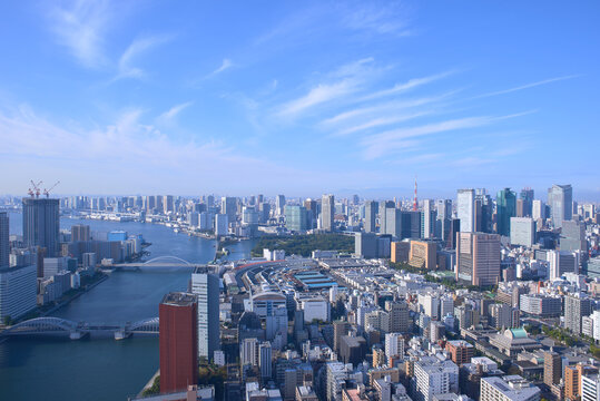 日本の風景、東京の街
