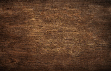 Fototapeta premium Brown wood texture, dark wooden abstract background.