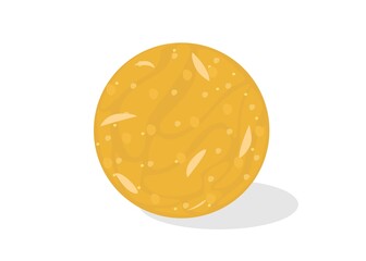 Besan Laddu Indian Sweets or Mithai Food Vector