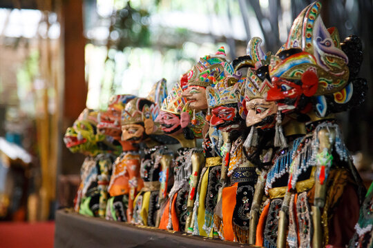 Character Of Wayang Golek-Sundanese Traditional Puppet Show.