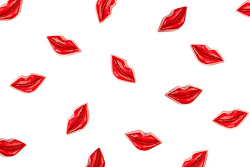 Chocolate lips candies.