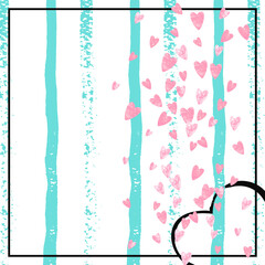 Gold glitter confetti with dots