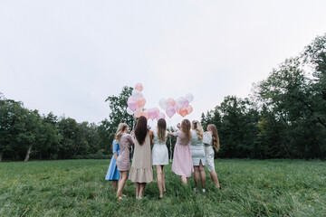 family having fun in the park