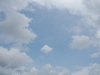 blue sky with beautiful natural white clouds