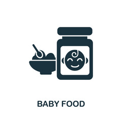 Baby Food icon. Simple element from baby feeding collection. Creative Baby Food icon for web design, templates, infographics and more