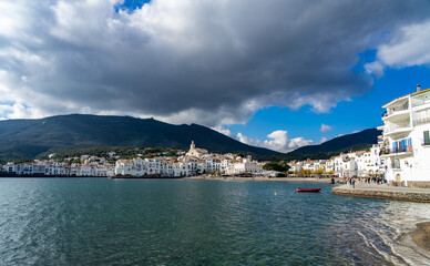 Fototapeta premium Cadaques landscape on Costa Brava, Catalonia, Spain