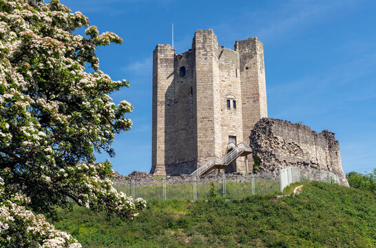 Conisbrough Castle near Doncaster in England