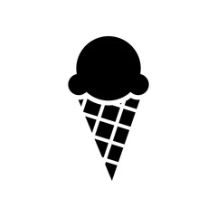 ice cream - food icon vector design template