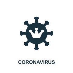 Coronavirus icon. Simple element from coronavirus collection. Creative Coronavirus icon for web design, templates, infographics and more