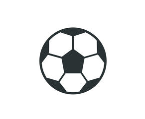 Fototapeta na wymiar Football ball icon. Football icon. Football ball vector illustration. 