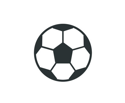 Football ball icon.  Football icon.   Football ball vector illustration. 
