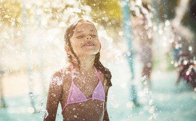 Obraz premium Refreshing moment.