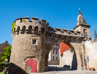 Krummes Tor Schloss Merseburg in Sachsen-Anhalt
