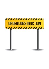 Under construction sign