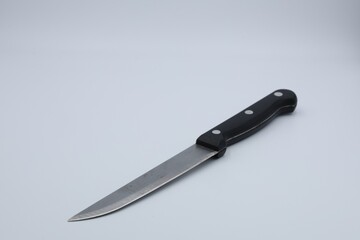 Black handle on white background.