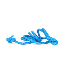 Blue rope rope for gymnastics