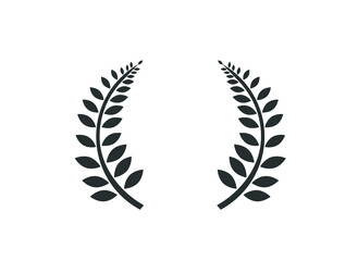 Laurel wreath vector.  Price  Laurel wreath vector design. 