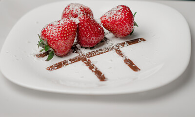 strawberry and chocolate