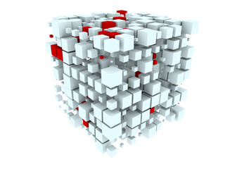 Fototapeta premium Digital Information Cube